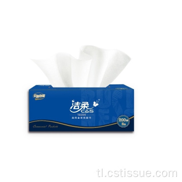 2ply pasadyang mabilis na pagtunaw ng facial tissue